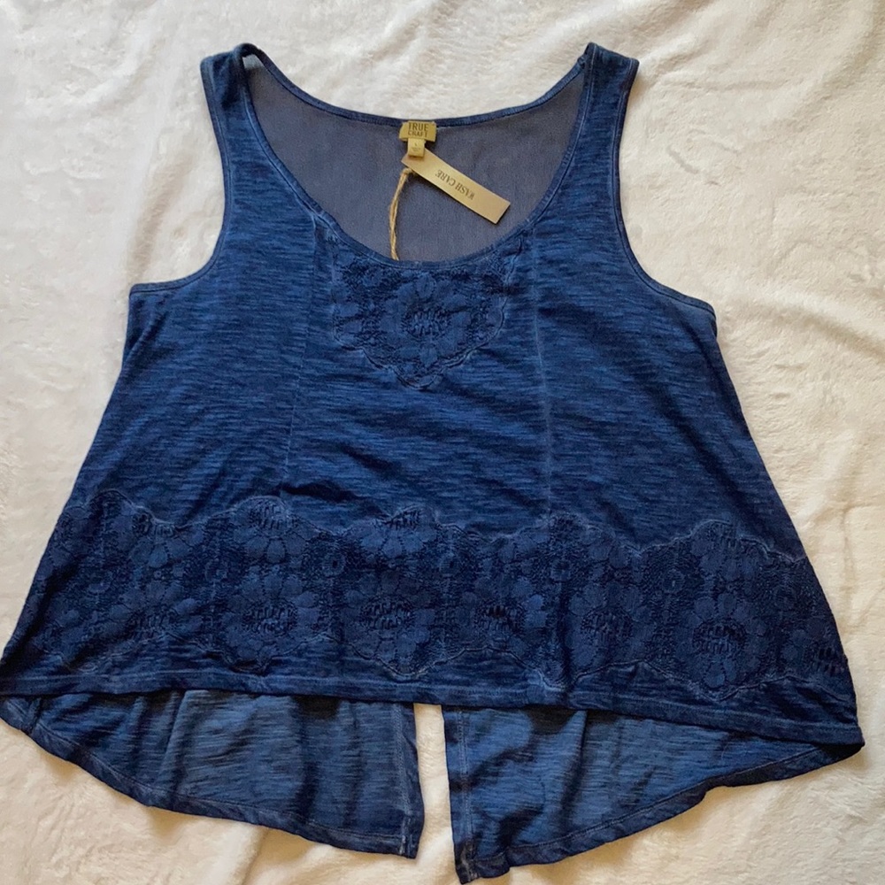 NWT Navy Tank Top